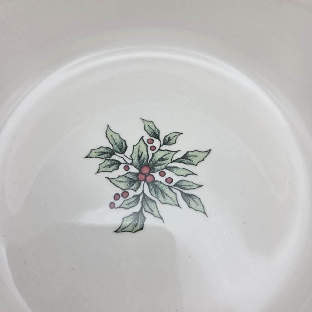Set Of 2 Vintage Nikko Christmastime Covered Bon Bon Candy Dishes    NEW - Picture 6 of 10